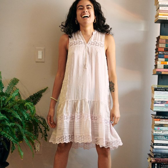 Rebecca Taylor Dresses & Skirts - New Silk Rebecca Taylor blush lace babydoll 4